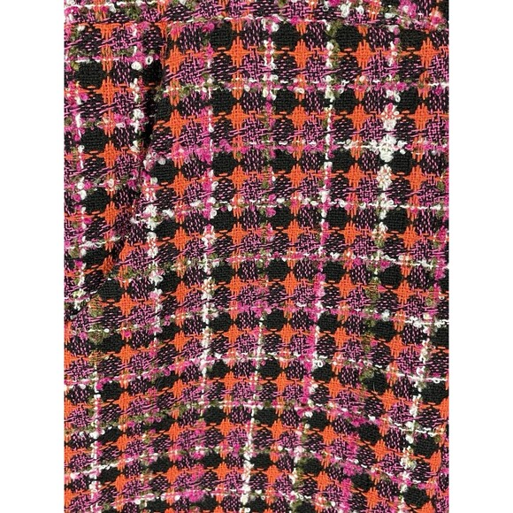 Torrid Women 4X Coat Plaid Boucle Statement Longline Pink Preppy Glam Winter - Picture 8 of 16